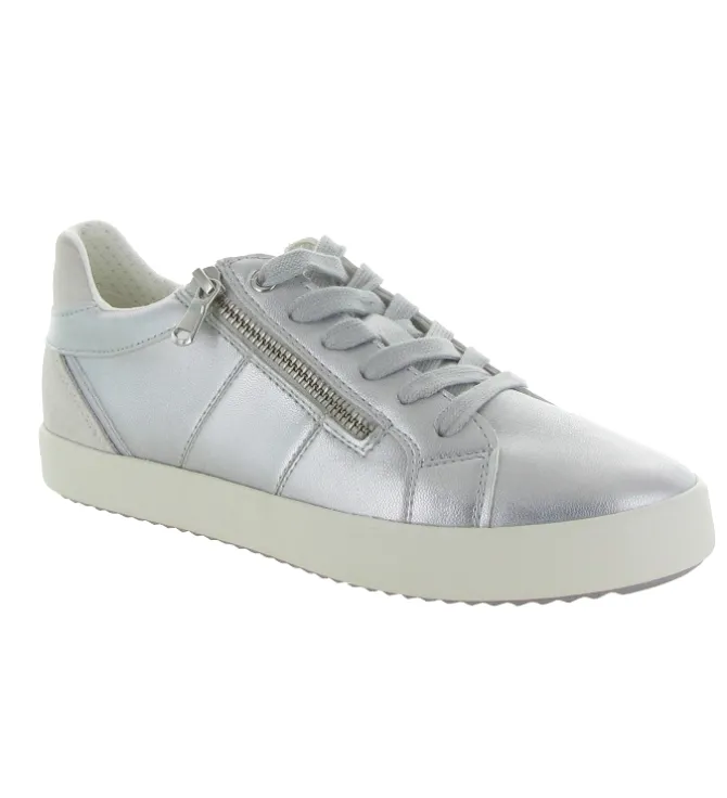 baskets et sneakers - Confort - femme - Synthétique - Argent - Geox
