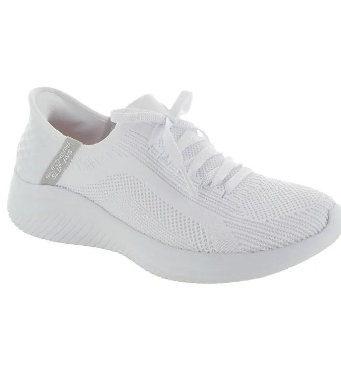 baskets et sneakers - Confort - femme - Synthétique - Blanc - Skechers footwear