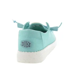 baskets et sneakers - Confort - femme - Toile - Bleu - Hey dude