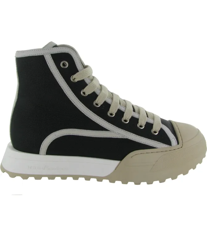 baskets et sneakers - Confort - femme - Toile - Noir - Nude of scandinavia