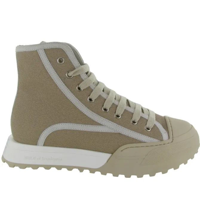 baskets et sneakers - Confort - femme - Toile - Beige - Nude of scandinavia