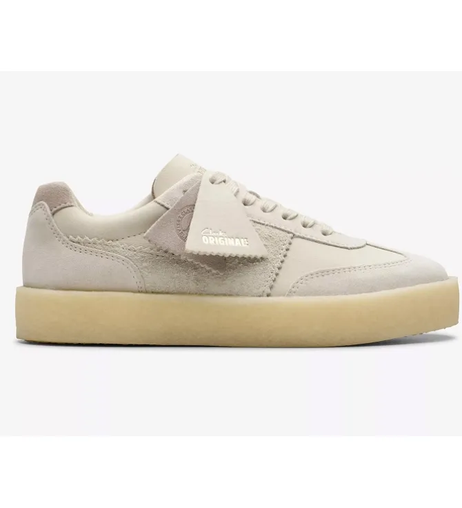 baskets et sneakers - Confort - femme - Cuir - Beige - Clarks