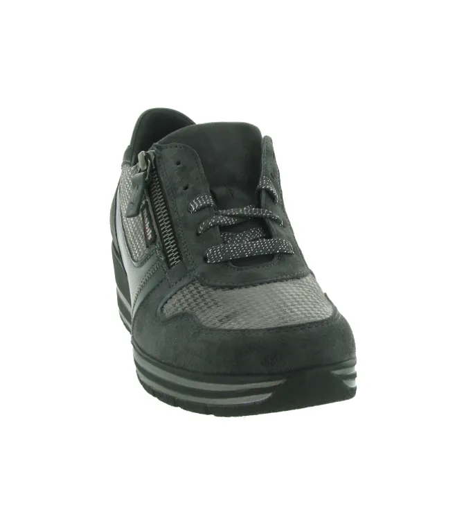 baskets et sneakers - Confort - femme - Cuir - Noir - Mephisto