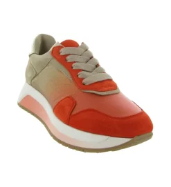 baskets et sneakers - Confort - femme - Nubuck - Orange - Softwaves