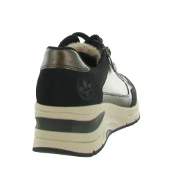 baskets et sneakers - Confort - femme - Cuir - Marron - Rieker