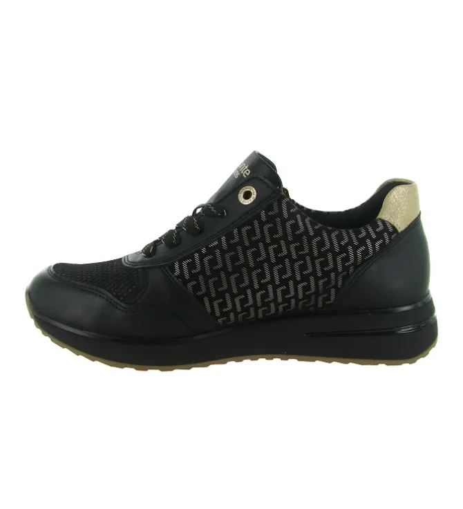 baskets et sneakers - Confort - femme - Synthétique - Noir - Remonte