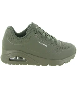 baskets et sneakers - Confort - femme - Toile - Vert - Skechers footwear