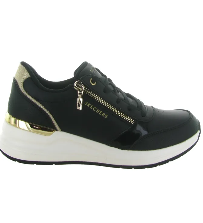 baskets et sneakers - Confort - femme - Toile - Noir - Skechers footwear