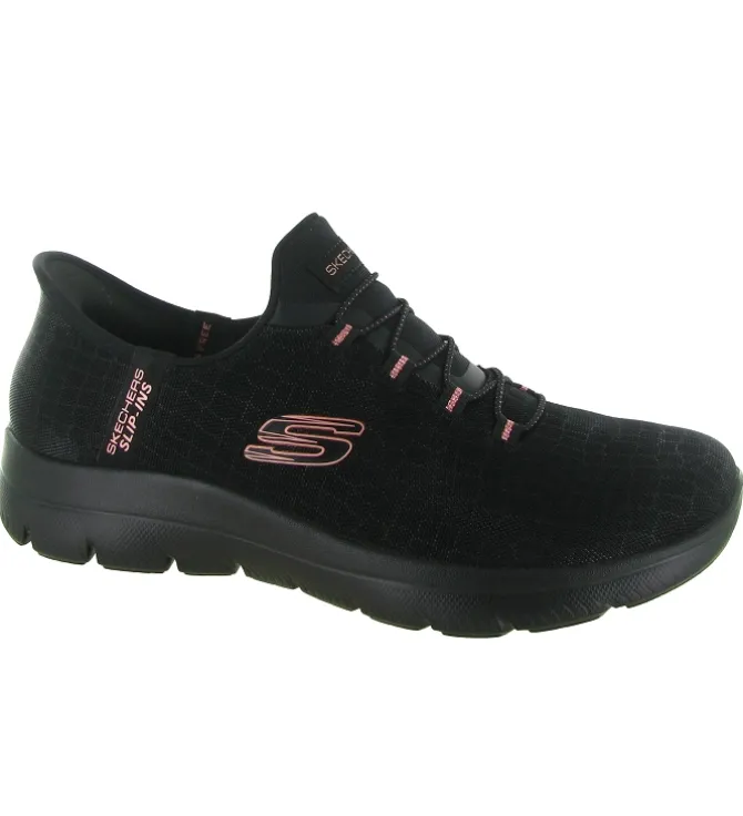 baskets et sneakers - Confort - femme - Toile - Noir - Skechers footwear