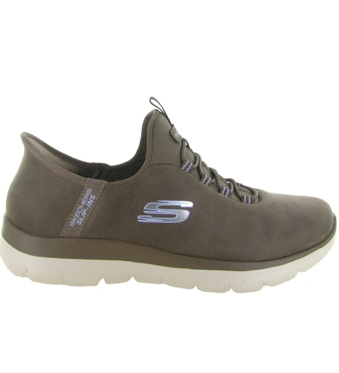 baskets et sneakers - Confort - femme - Synthétique - Marron - Skechers footwear