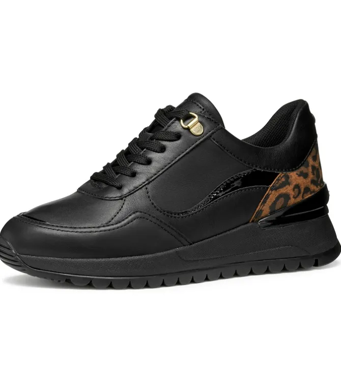 baskets et sneakers - Confort - femme - Synthétique - Noir - Geox