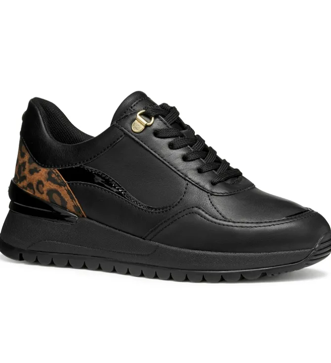 baskets et sneakers - Confort - femme - Synthétique - Noir - Geox