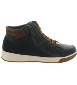 baskets et sneakers - Confort - femme - Cuir - Bleu Marine - Ara