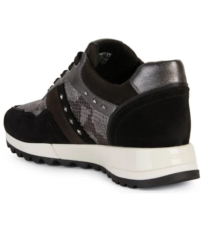 baskets et sneakers - Confort - femme - Synthétique - Noir - Geox