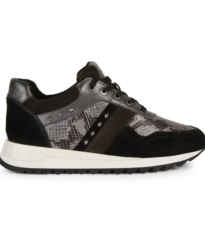 baskets et sneakers - Confort - femme - Synthétique - Noir - Geox