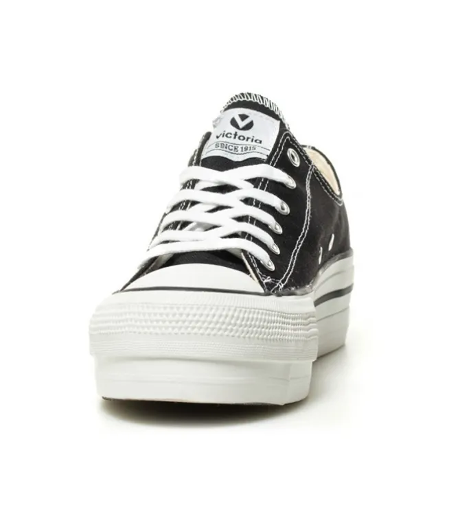 baskets et sneakers - Confort - femme - Toile - Noir - Victoria