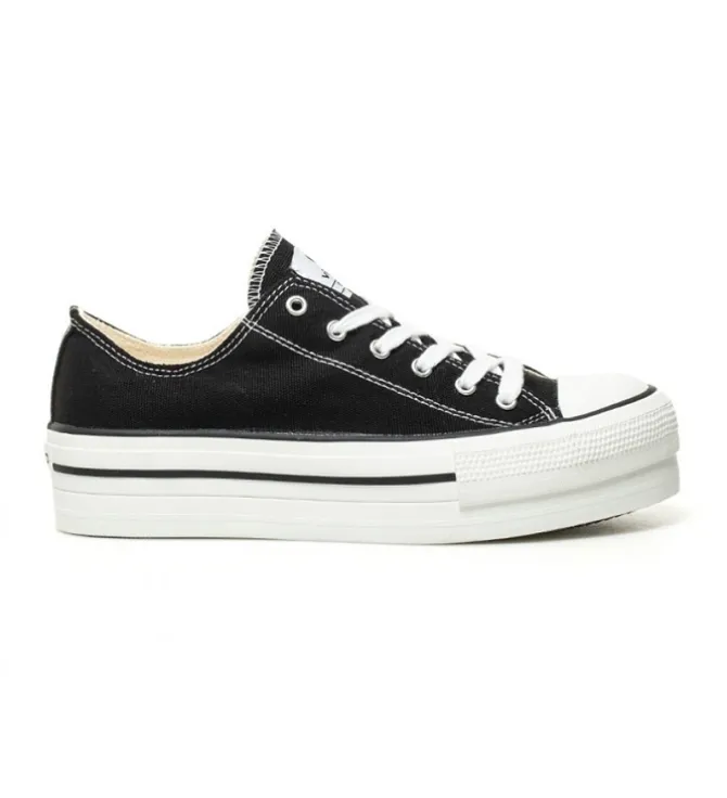 baskets et sneakers - Confort - femme - Toile - Noir - Victoria