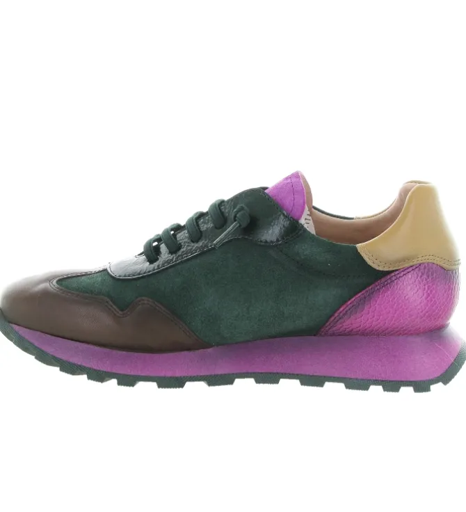 baskets et sneakers - Confort - femme - Synthétique - Vert - Hispanitas