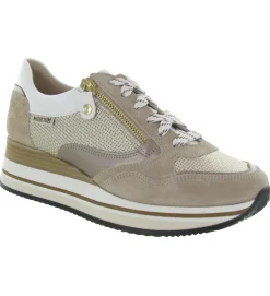 baskets et sneakers - Confort - femme - Cuir - Gris - Mephisto