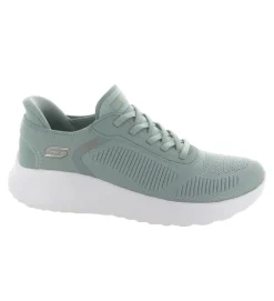 baskets et sneakers - Confort - femme - Textile - Vert - Skechers footwear