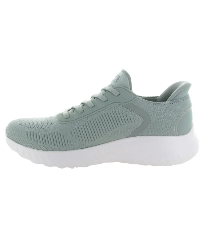 baskets et sneakers - Confort - femme - Textile - Vert - Skechers footwear