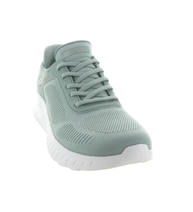 baskets et sneakers - Confort - femme - Textile - Vert - Skechers footwear