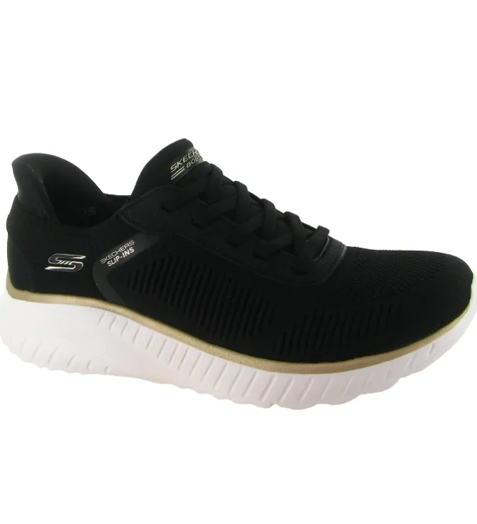 baskets et sneakers - Confort - femme - Toile - Noir - Skechers footwear