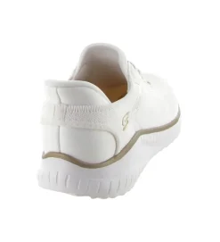 baskets et sneakers - Confort - femme - Toile - Blanc - Skechers footwear