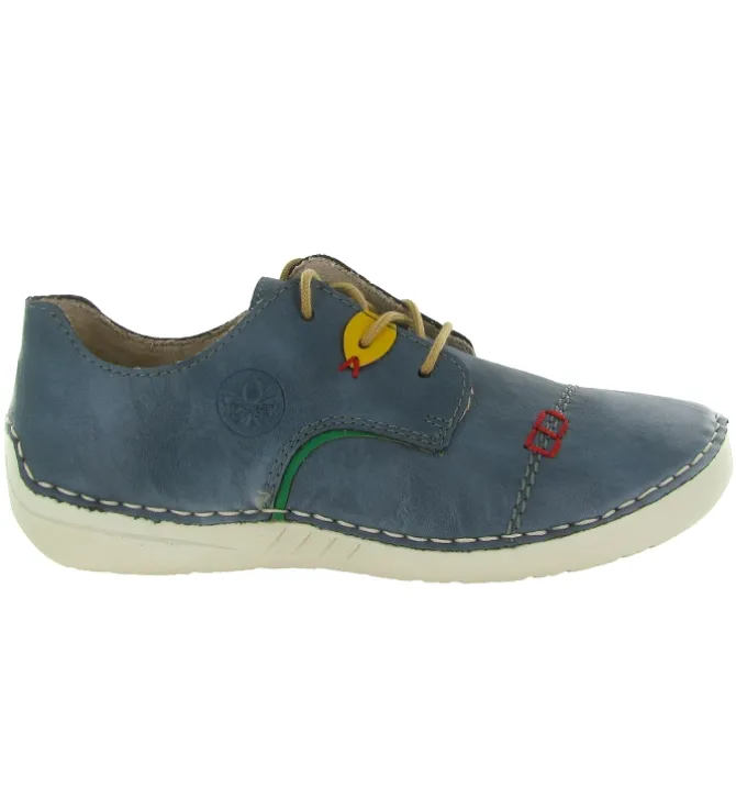 baskets et sneakers - Confort - femme - Synthétique - Bleu - Rieker