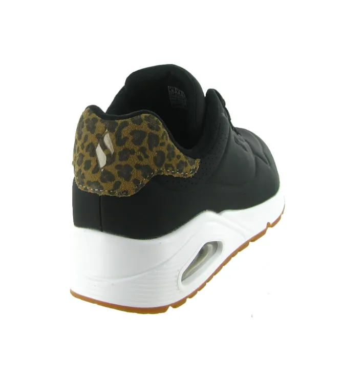 baskets et sneakers - Confort - femme - Synthétique - Noir - Skechers footwear