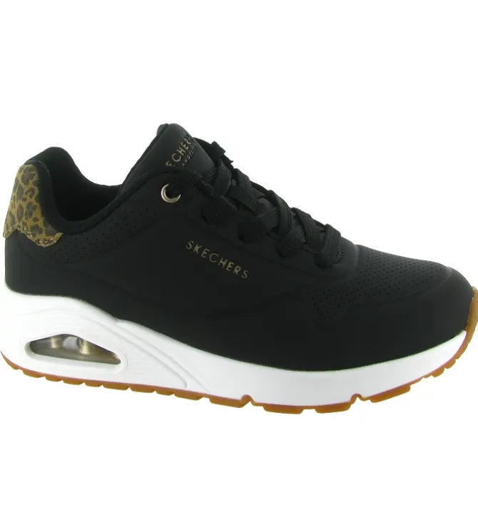 baskets et sneakers - Confort - femme - Synthétique - Noir - Skechers footwear