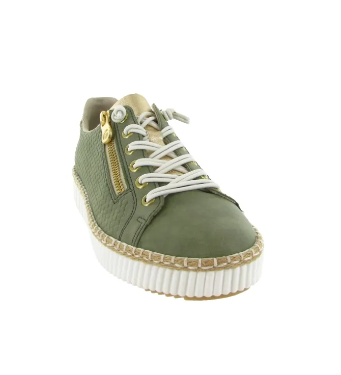 baskets et sneakers - Confort - femme - Synthétique - Vert - Rieker