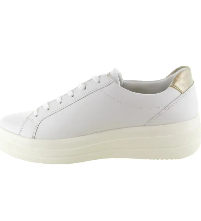 baskets et sneakers - Confort - femme - Cuir - Blanc - Remonte