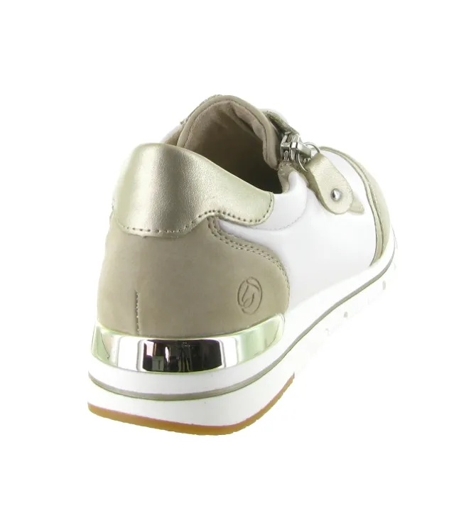 baskets et sneakers - Confort - femme - Synthétique - Beige - Remonte