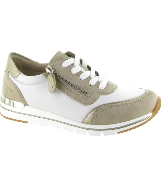 baskets et sneakers - Confort - femme - Synthétique - Beige - Remonte