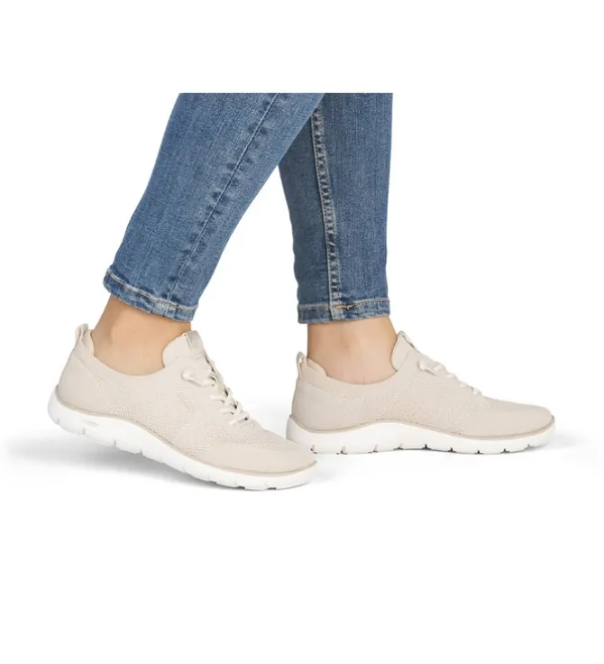 baskets et sneakers - Confort - femme - Synthétique - Beige - Remonte