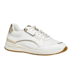 baskets et sneakers - Confort - femme - Cuir - Blanc - Geox