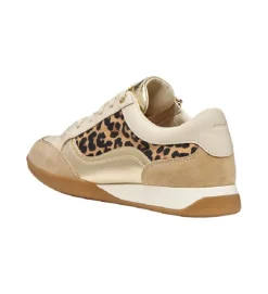 baskets et sneakers - Confort - femme - Cuir - Léopard - Geox