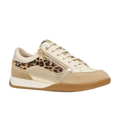 baskets et sneakers - Confort - femme - Cuir - Léopard - Geox