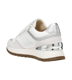 baskets et sneakers - Confort - femme - Cuir - Blanc - Geox