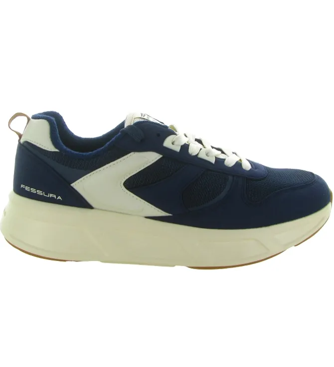 baskets et sneakers - Confort - homme - Synthétique - Bleu Marine - Fessura