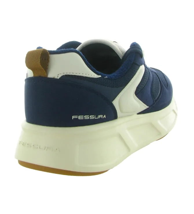 baskets et sneakers - Confort - homme - Synthétique - Bleu Marine - Fessura