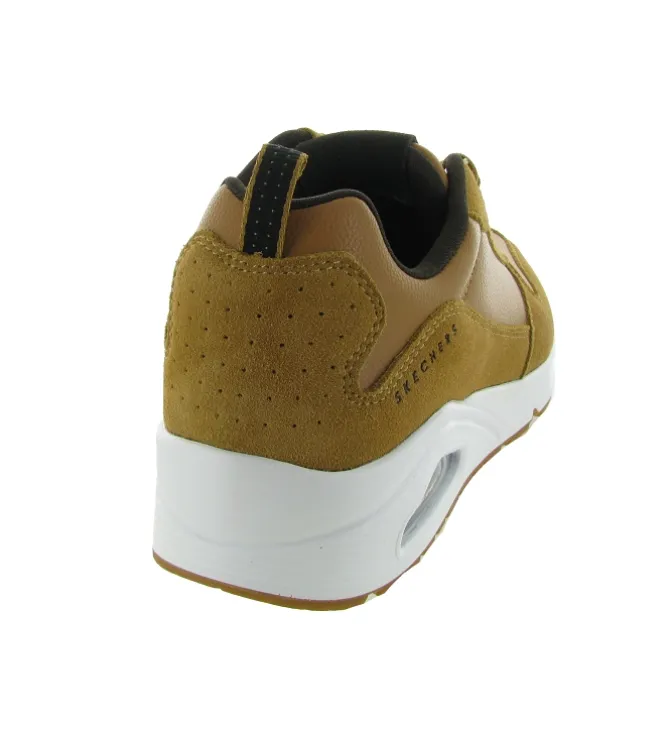 baskets et sneakers - Confort - homme - Cuir - Gris - Skechers footwear
