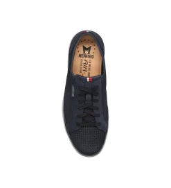 baskets et sneakers - Confort - homme - Cuir - Bleu - Mephisto