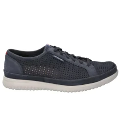 baskets et sneakers - Confort - homme - Cuir - Bleu - Mephisto