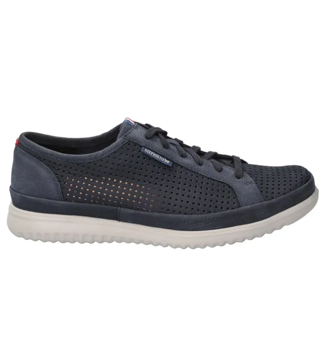 baskets et sneakers - Confort - homme - Cuir - Bleu - Mephisto