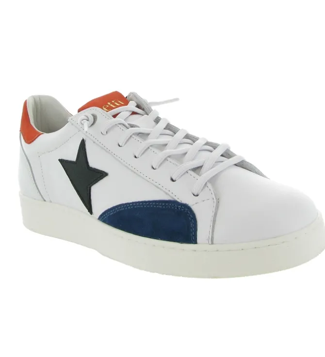 baskets et sneakers - Confort - homme - Cuir - Blanc - Cetti