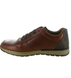 baskets et sneakers - Confort - homme - Cuir - Marron - Rieker