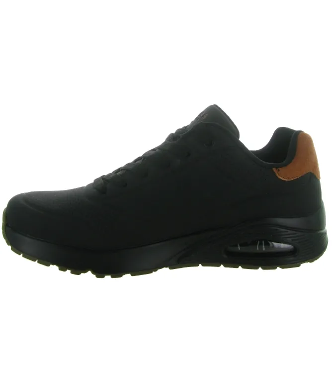 baskets et sneakers - Confort - homme - Synthétique - Noir - Skechers footwear