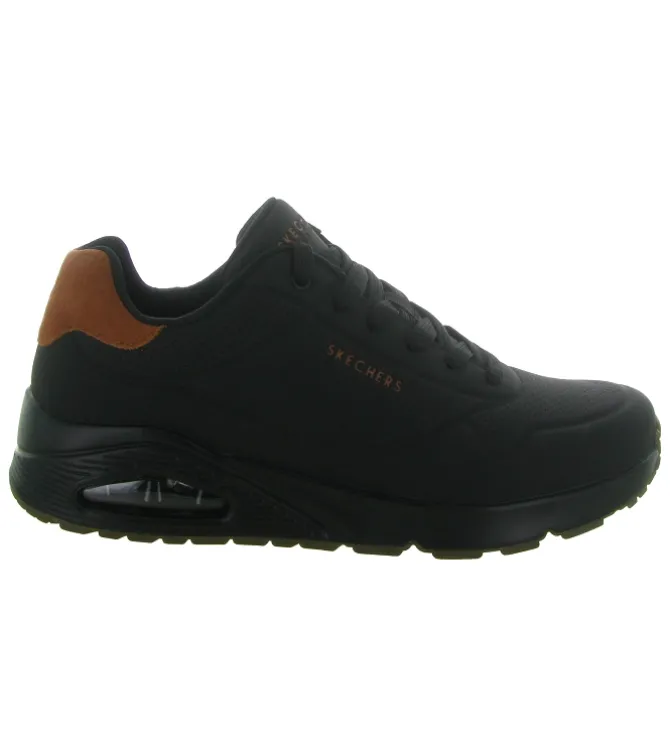 baskets et sneakers - Confort - homme - Synthétique - Noir - Skechers footwear
